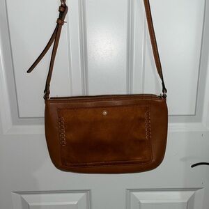 LC Lauren Conrad Brown Shoulder Bag with Adjustable Strap